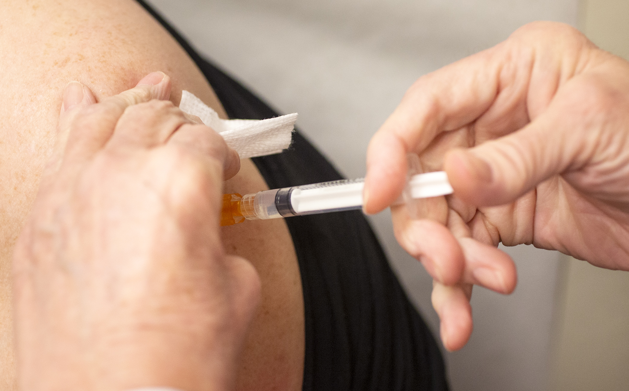 Minnesota is still on track to complete vaccinations in skilled nursing facilities — both residents and staff — by early February, the state's top health official told House lawmakers. Photo by Paul Battaglia